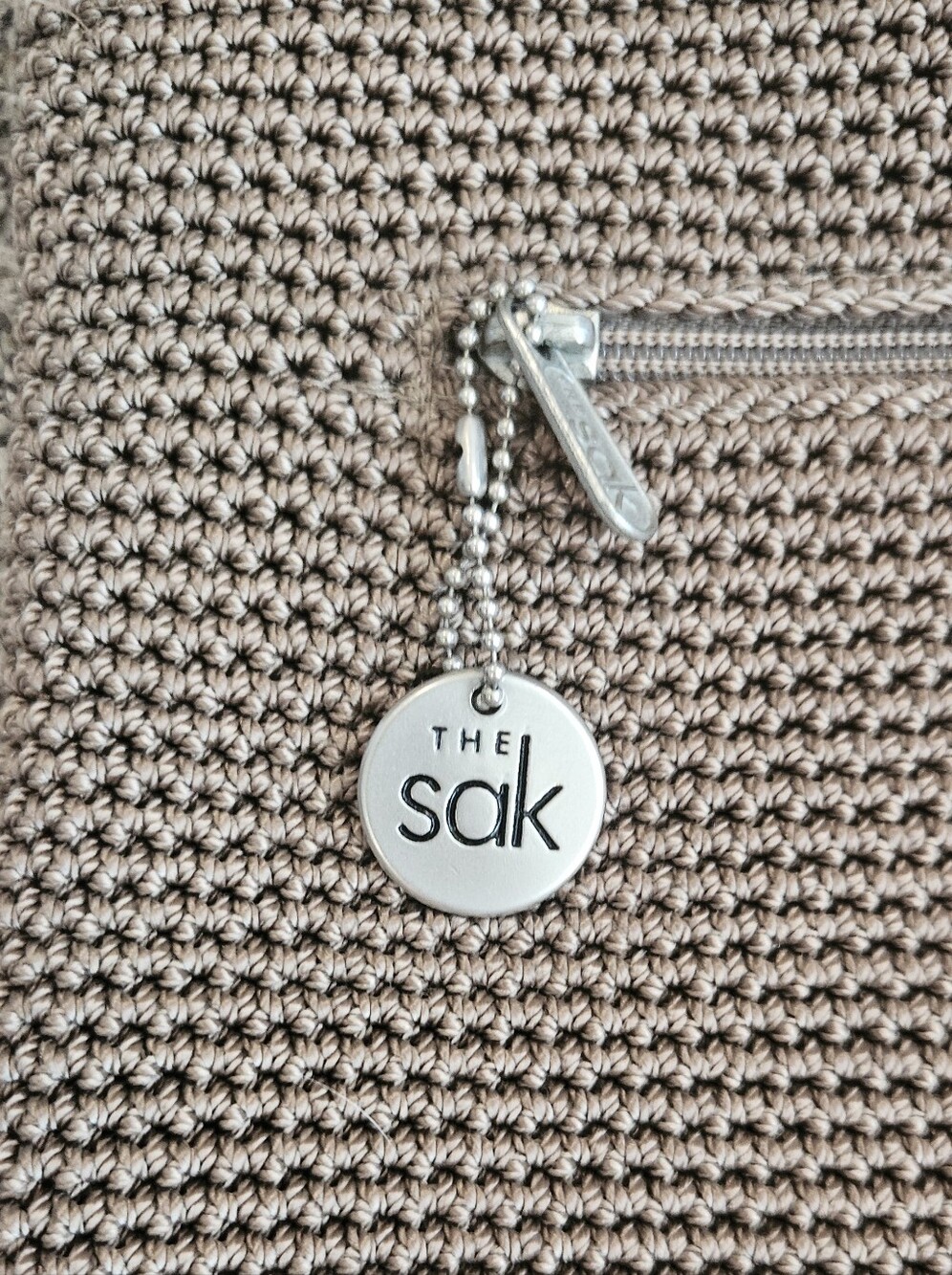 The Sak Crochet Crossbody Bag in Tan - Picture 2 of 4